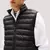 COLETE TOMMY HILFIGER CORE PACKABLE RECYCLED VEST - PRETO na internet