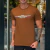 CAMISETA TOMMY HILFIGER CONTRAST STITCH STRIPE - MARROM na internet