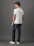 Camiseta Calvin Klein Gola Careca Solid Liquid Branca - loja online