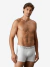 KIT 3 CUECAS CALVIN KLEIN TRUNK SEAMLESS CK FLAME BRANCO, CINZA, PRETO