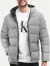 JAQUETA REFLETIVA CKJ LOGO NO BRACO - BRANCO - comprar online
