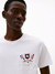 CAMISETA TOMMY HILFIGER COLOUR CREST TEE - BRANCO na internet