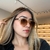 Óculos Londres Transparente Rosé com Casco Degradê - DOBRÁVEL - comprar online
