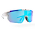 Óculos Ice Branco com Azul Camaleão Espelhado - Amazonisunglasses