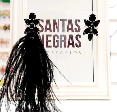 Aro Piuma Simple Negra - comprar online