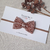 Laço Ester Rosé Gold| 8cm - comprar online