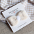 Laço Pompom Creme | 7cm - comprar online