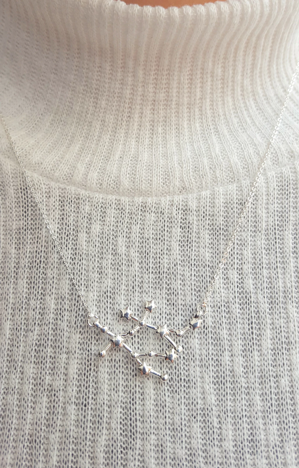 Cadena con Dije Constelación signo zodíaco de Plata 925
