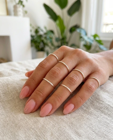 Anillo Fino Hilo de Plata 925