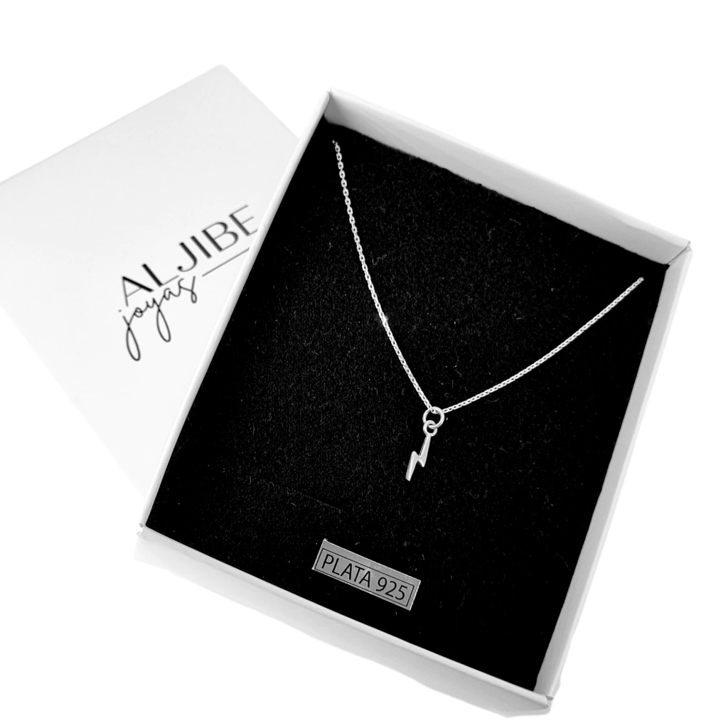Cadena Forcet con MINI dije Rayo de Plata 925