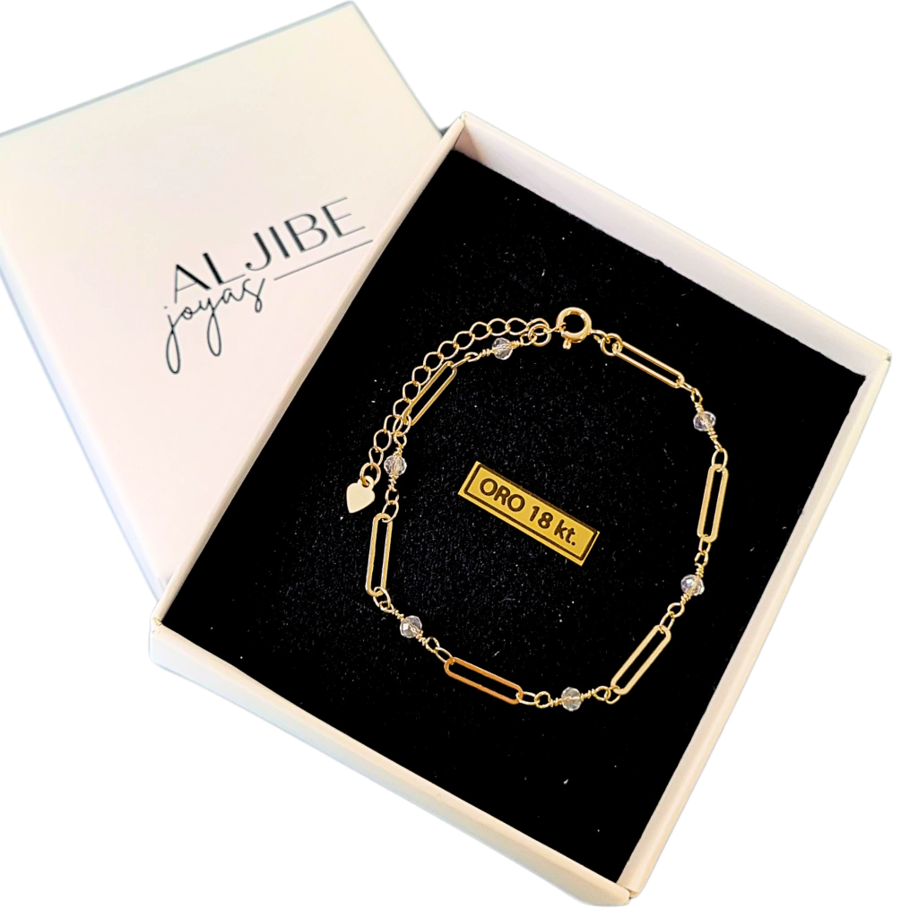 Pulsera Regulable 18 A 22cm Cubic Laminada Oro Goldfilled 18k