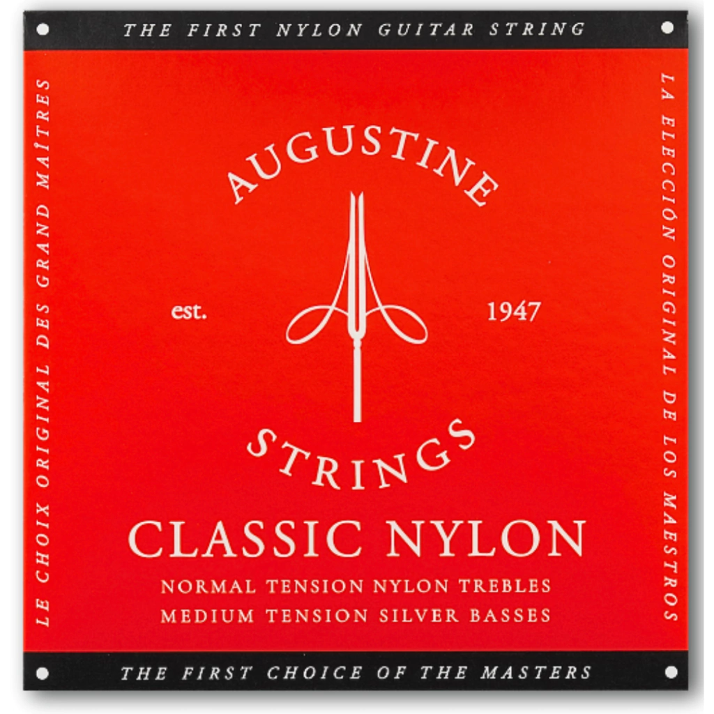 Encordoamento Violão Nylon Augustine Classic Red - Medium Tension