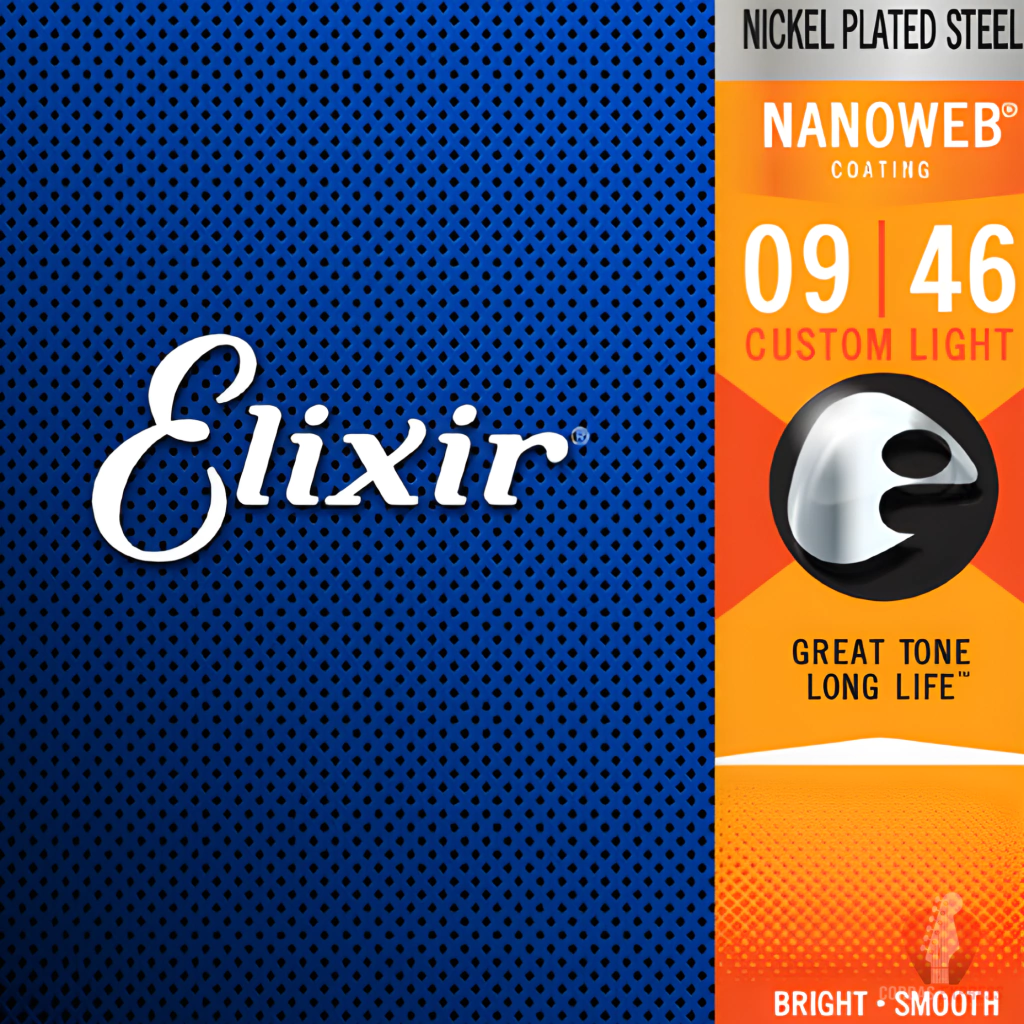 Encordoamento Guitarra Elixir Nanoweb 09/46 - 12027 (3215)