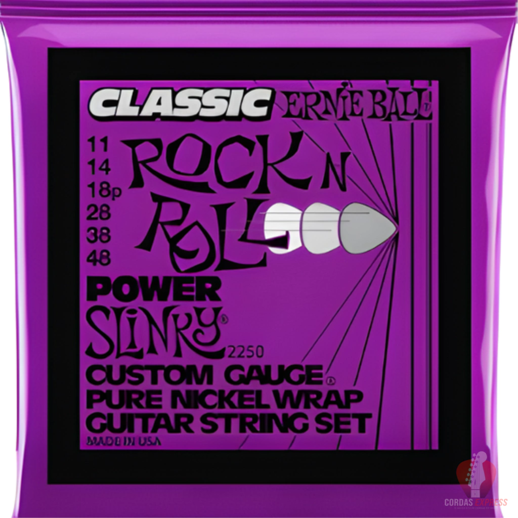 Encordoamento Guitarra Ernie Ball Rock N' Roll 011 - 2250
