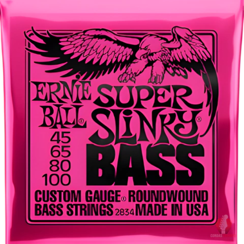 Encordoamento Baixo Ernie Ball 4 Cordas 45/100 - 2834 - comprar online