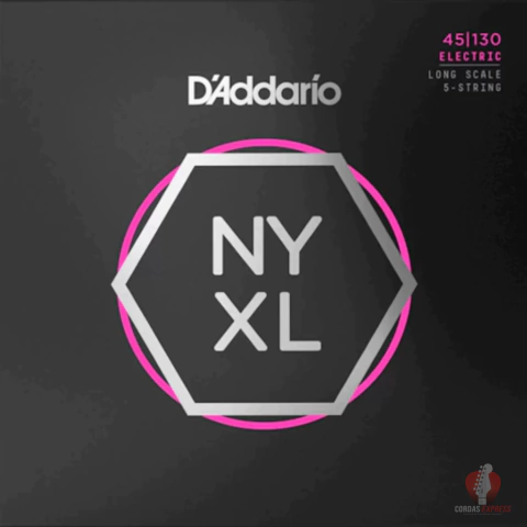Encordoamento Baixo 5 Cordas D'Addario NYXL 45/130 - NYXL45130 - comprar online