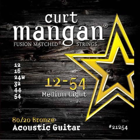 Encordoamento Violão Aço Curt Mangan Bronze 80/20 (Premium) 012 - 21254