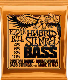 Encordoamento Baixo Ernie Ball 4 Cordas Hybrid Slinky 45/105 (2833) - 12888