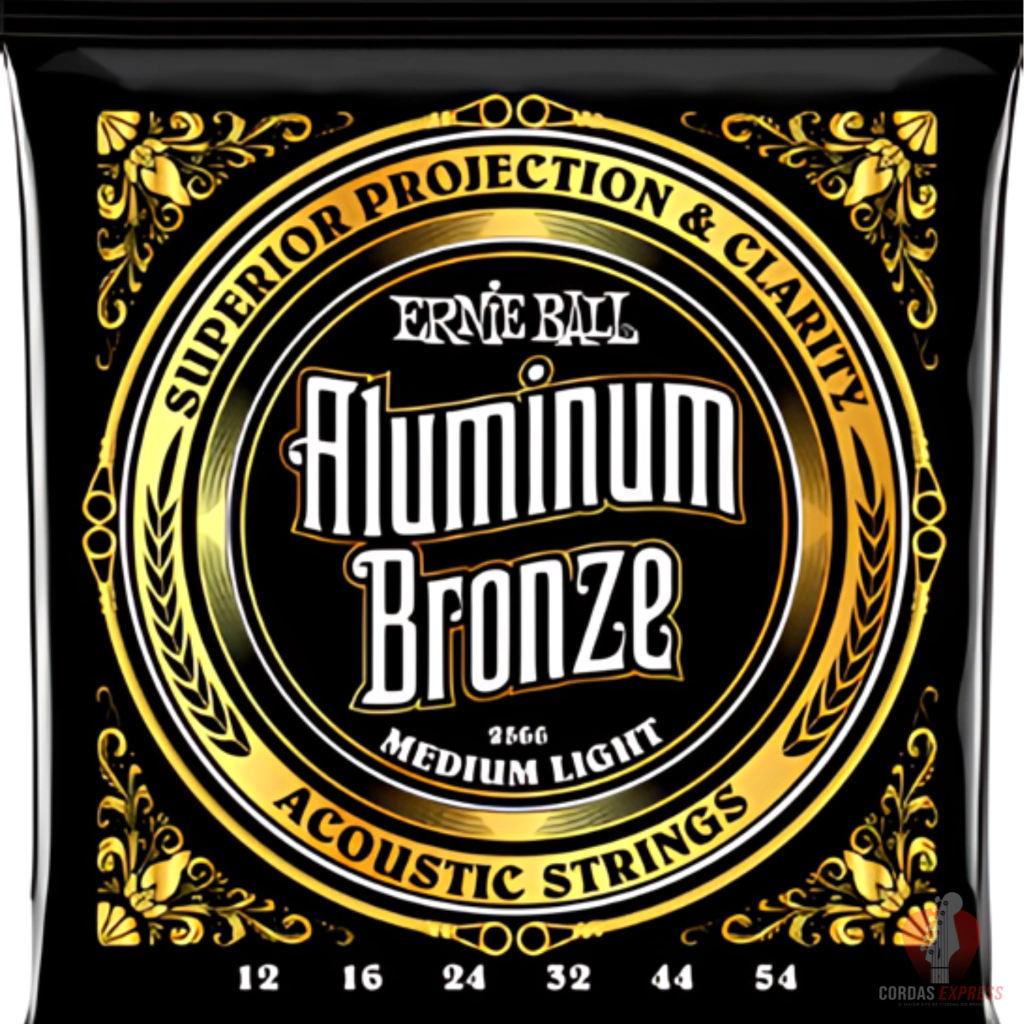Encordoamento Violão Aço Ernie Ball Aluminum Bronze 012 - 2566