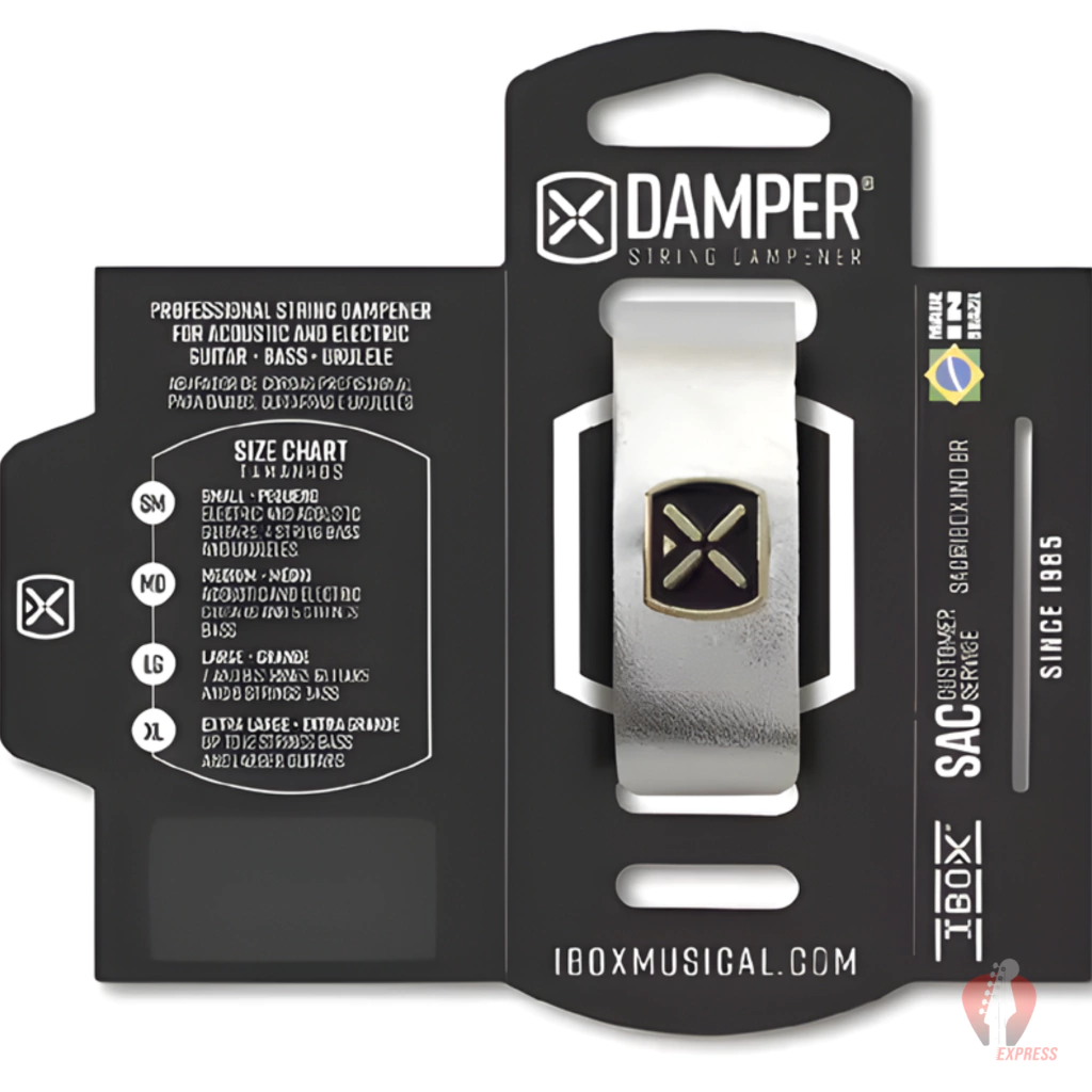 Abafador de Cordas Damper Ibox (Prata) - DM SM 01