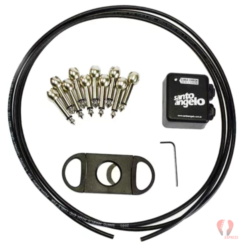 Kit de Cabos Santo Angelo VC POD5 com 10 Plugs (3m)