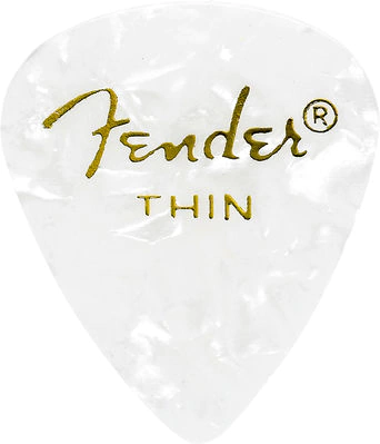 Palheta Fender Tradicional Madrepérola Thin - 1749