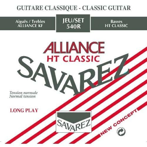 Encordoamento Violão Nylon Savarez Alliance Ht Classic Medium Tension 540R