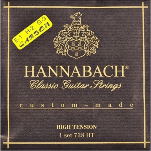 Encordoamento Violão Nylon Hannabach - 728 HTC (Carbon)