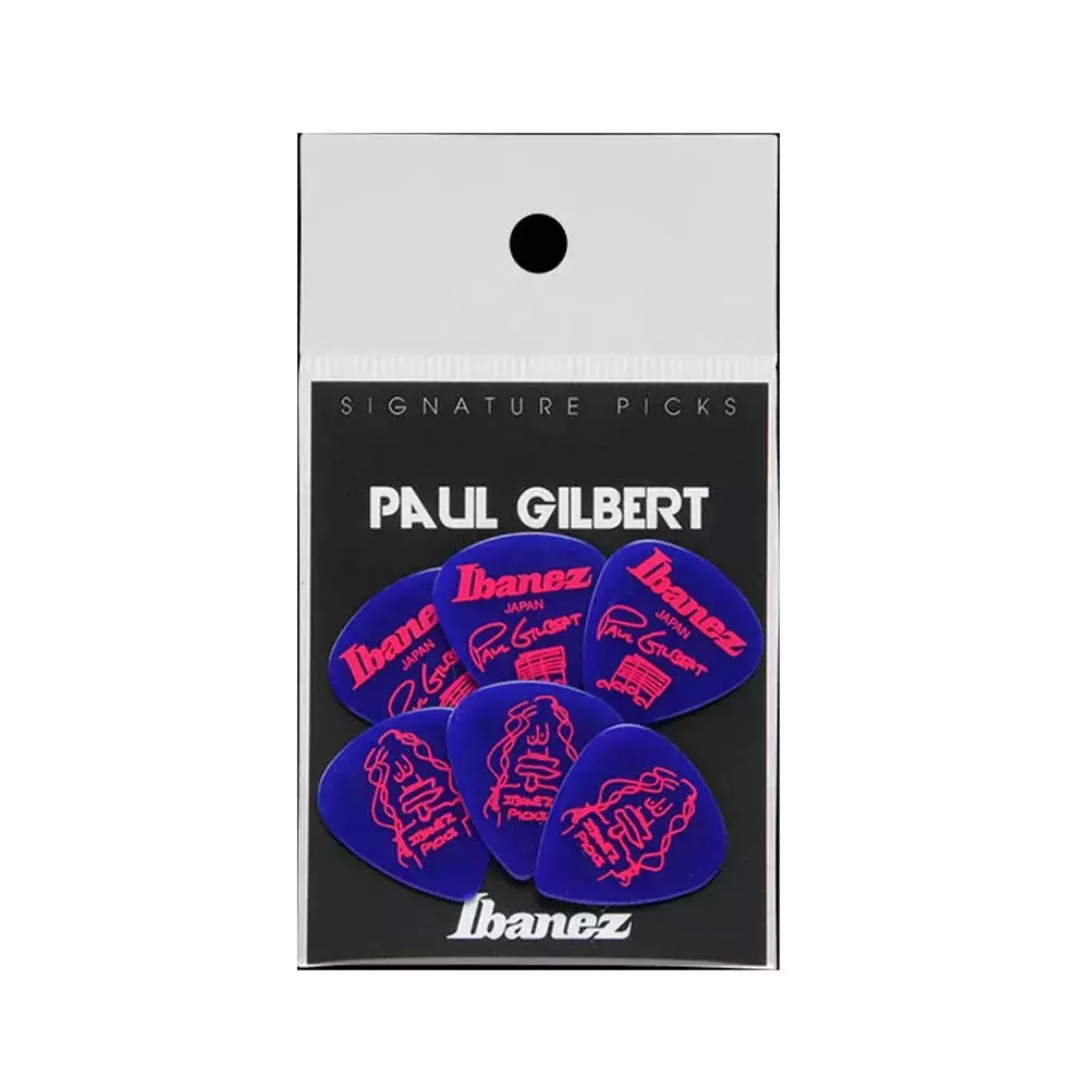 Kit 6 Palhetas Paul Gilbert Ibanez 1,00mm - B1000PG-JB