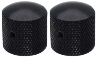 Kit 2 Knob Metal Black- KBBK