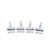Kit carrinho Baixo 4 Cordas Sonotec Cromado - PS220 (4unid) - 10713