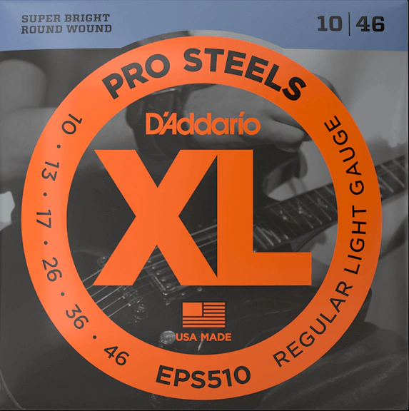 Encordoamento Guitarra D'Addario Pro Steels 010 EPS510