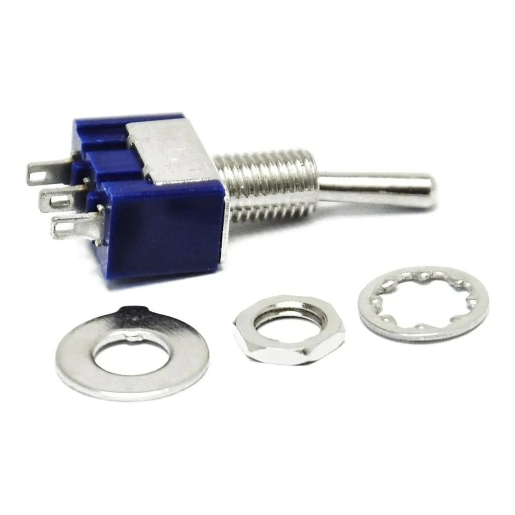 Mini Chave Spdt On-on Guitarra/Baixo 6A 125vac 3 Pinos - MCG3