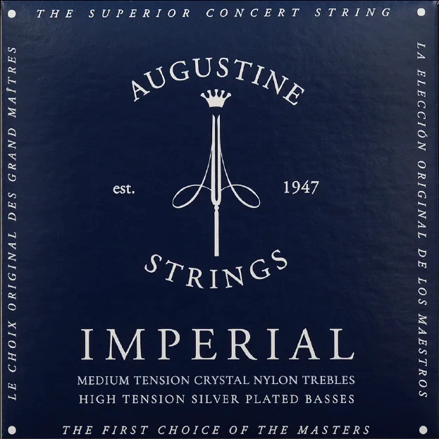 Encordoamento Violão Nylon Augustine Imperial Blue - Medium/High Tension