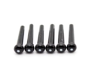 Pinos Violão Aço Ronsani ABS Preto - 1113