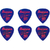 Kit 6 Palhetas Paul Gilbert Ibanez 1,00mm - B1000PG-JB - comprar online