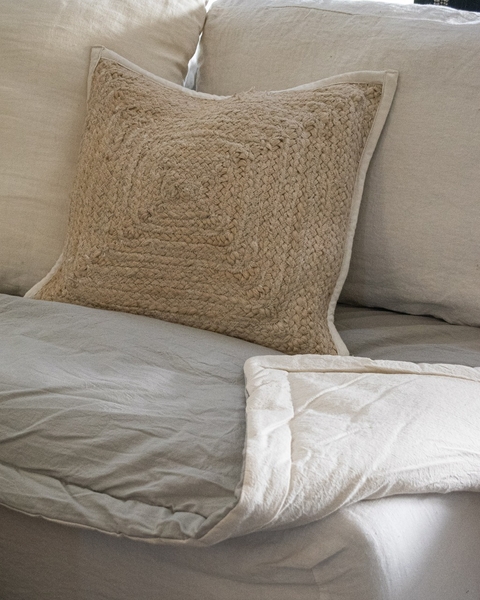 Pillow Tusor reversible - OUTLET