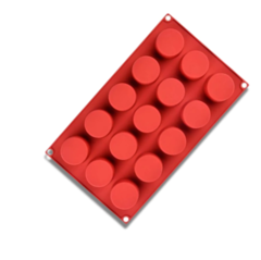 Molde plancha 15 circulos 4 cm jabones