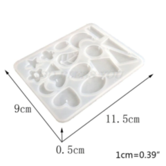 Molde plancha 17 dijes clasicos - comprar online