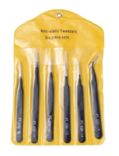 SET 6 PINZAS DE PRECISION DIFERENTES - Doctor Obra Lomas