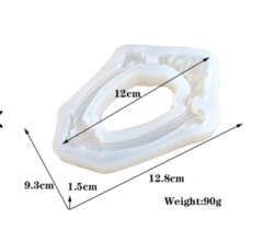 Molde silicona marco romantico grande - comprar online