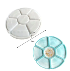 Molde silicona bandeja paleta 7 cavidades para picadas - comprar online