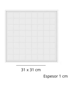Molde silicona tablero de ajedrez / damas 31 x 31CM - comprar online