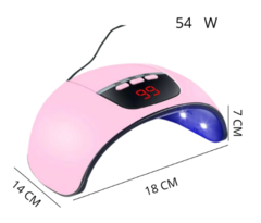 CABINA LAMPARA UV LUZ LED RESINA 54W en internet