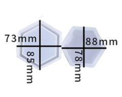 Molde caja hexagonal en internet