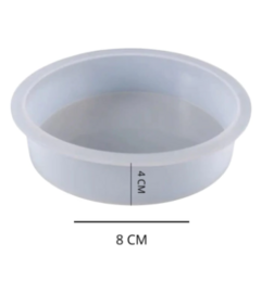 Molde silicona circulo 8cm - comprar online