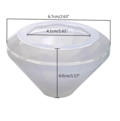 Molde silicona diamante XL 7cm - comprar online