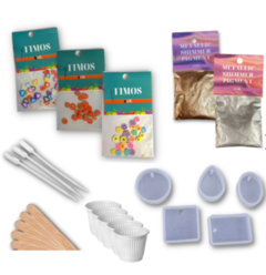 Kit emprender - Moldes pipetas fimos
