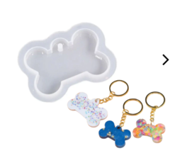 Molde chapita hueso perro x 4,5CM