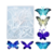 Molde silicona 6 mariposas para resina